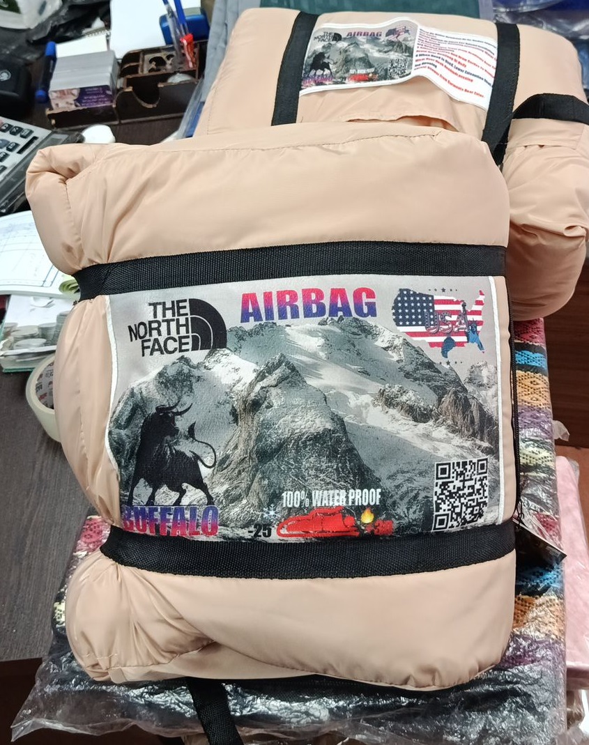 کیسه خواب آمریکایی USA کاترپیلار وارداتی رنگ کرم