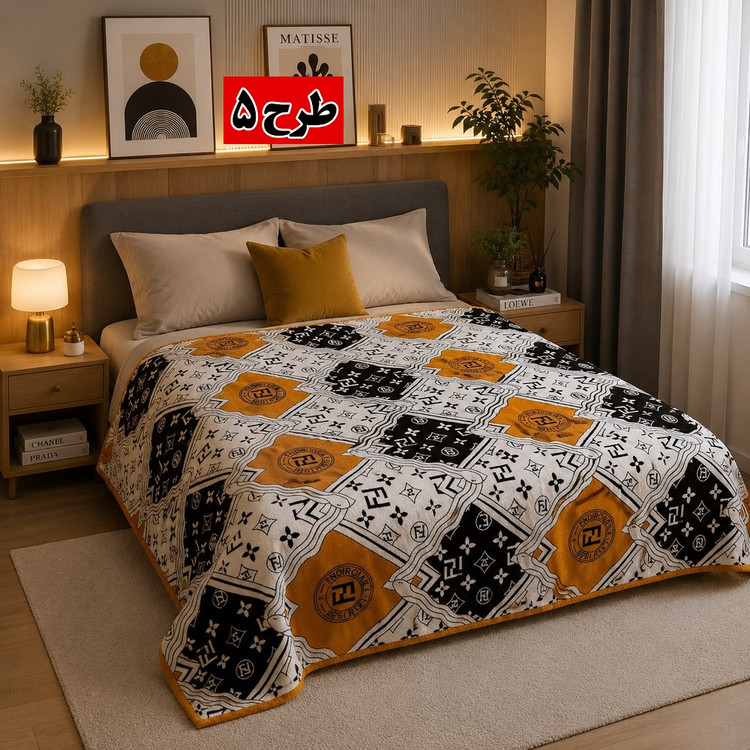 خرید پتو ژلهای دو نفره وارداتی نوار دوزی شده سایز ۲۳۰×۲۰۰ | سبک و مناسب سفر